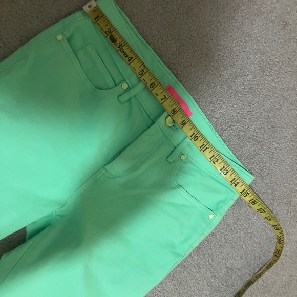 Lilly pulitzer green jeans south ocean high rise - Picture 3 of 6